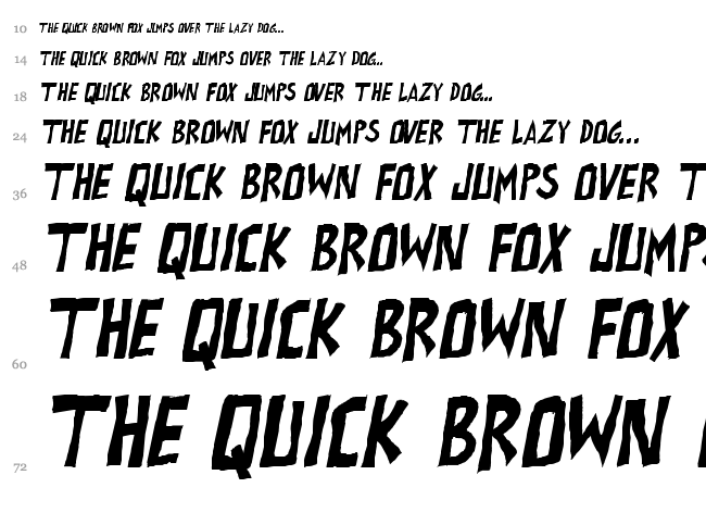 All exes must die! font waterfall